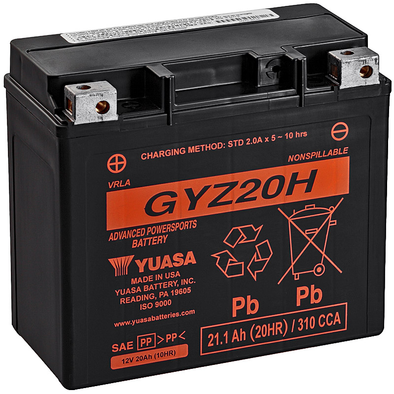 Batería Yuasa GYZ20H High Performance