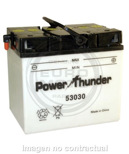 Batería Power Thunder 53030 con ácido