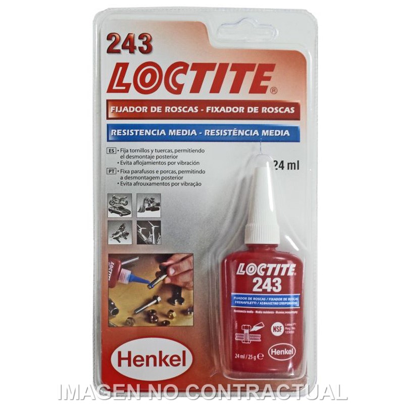 Loctite 243 24ml Fijador Resistencia media