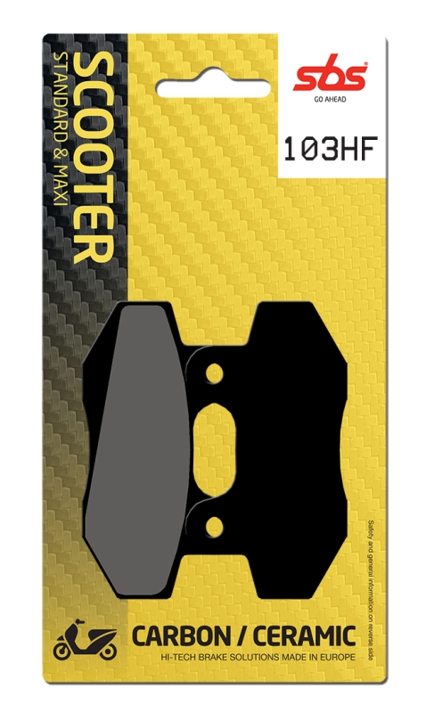 Pastilla de freno SBS P103-HF