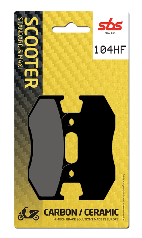 Pastilla de freno SBS P104-HF