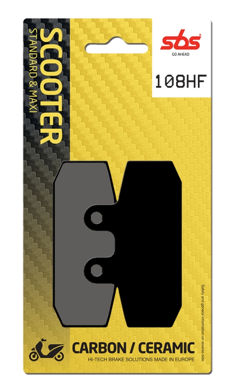 Pastilla de freno SBS P108-HF