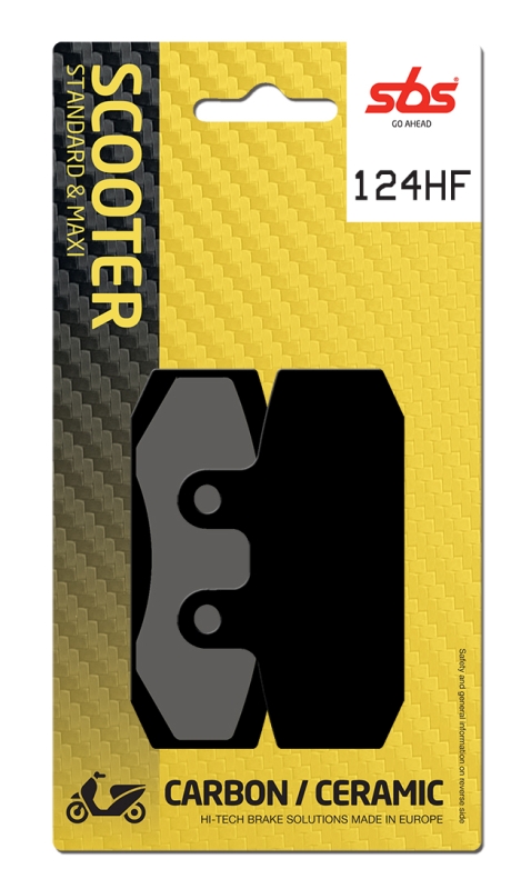 Pastilla de freno SBS P124-HF