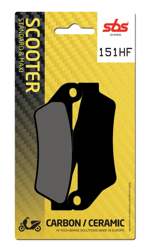 Pastilla de freno SBS P151-HF