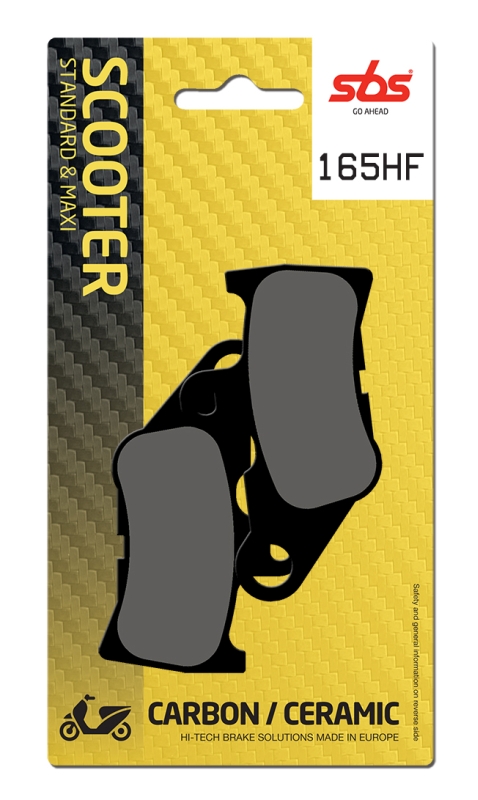 Pastilla de freno SBS P165-HF