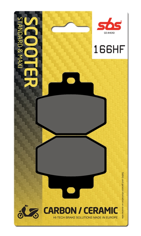 Pastilla de freno SBS P166-HF