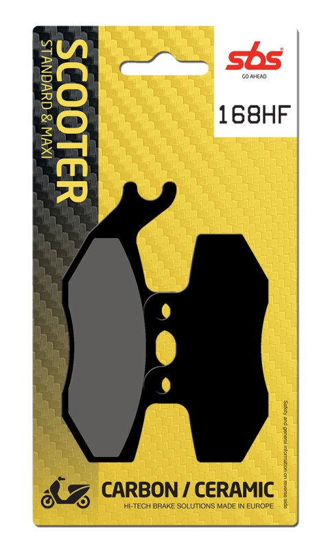 Pastilla de freno SBS P168-HF