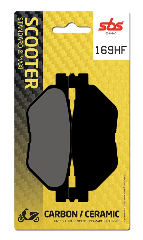 Pastilla de freno SBS P169-HF