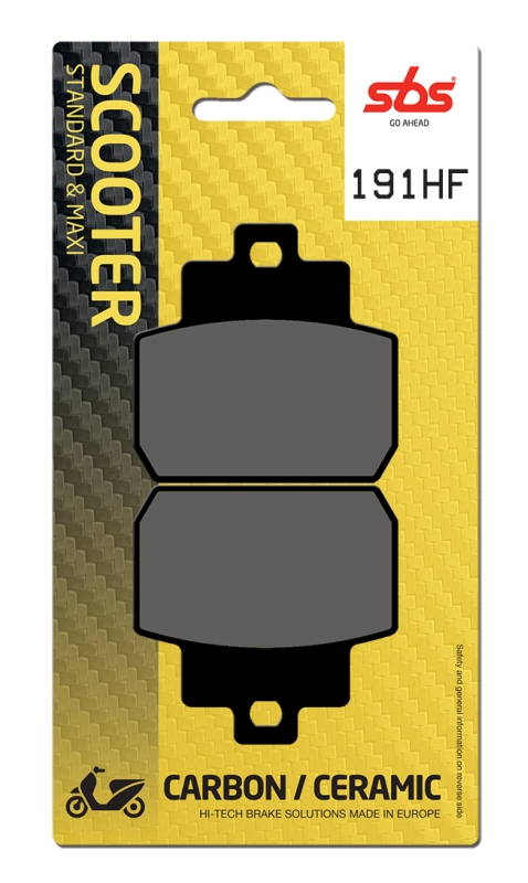 Pastilla de freno SBS P191-HF