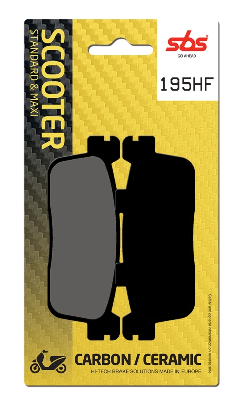 Pastilla de freno SBS P195-HF