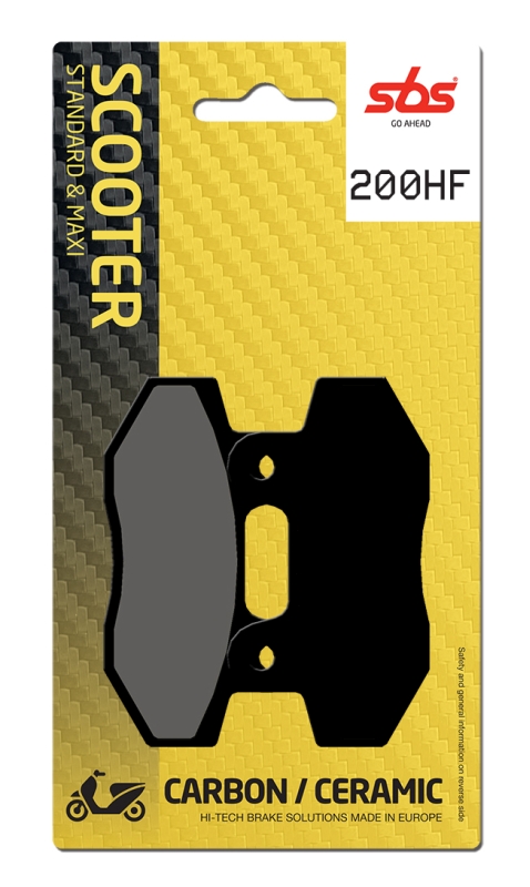 Pastilla de freno SBS P200-HF