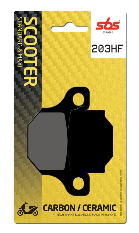 Pastilla de freno SBS P203-HF