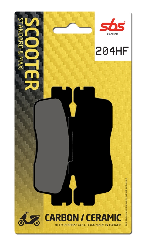 Pastilla de freno SBS P204-HF