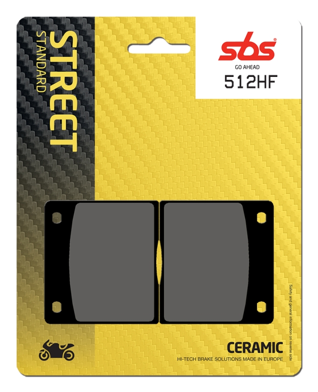 Pastilla de freno SBS P512-HF