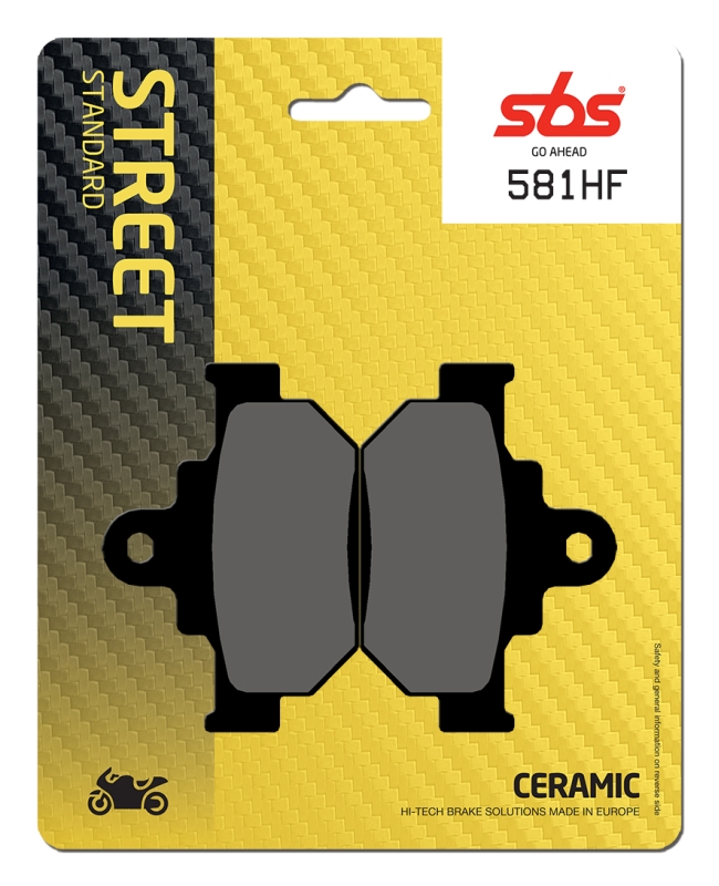 Pastilla de freno SBS P581-HF
