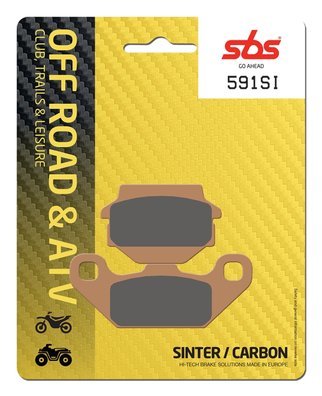 Pastilla de freno SBS P591-SI