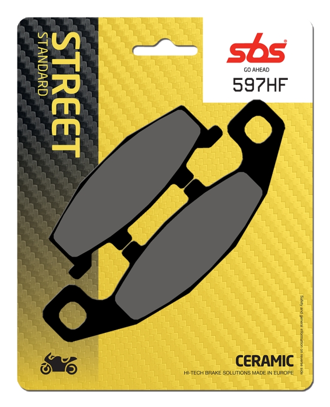 Pastilla de freno SBS P597-HF