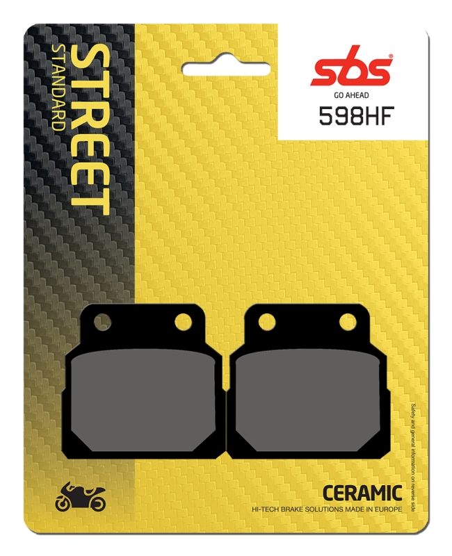 Pastilla de freno SBS P598-HF