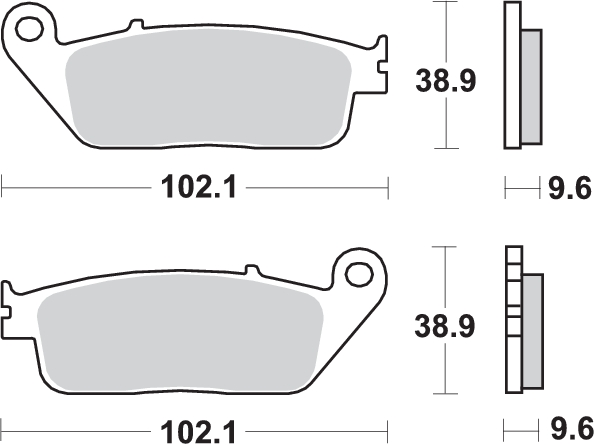 Pastilla de freno SBS P630-RQ