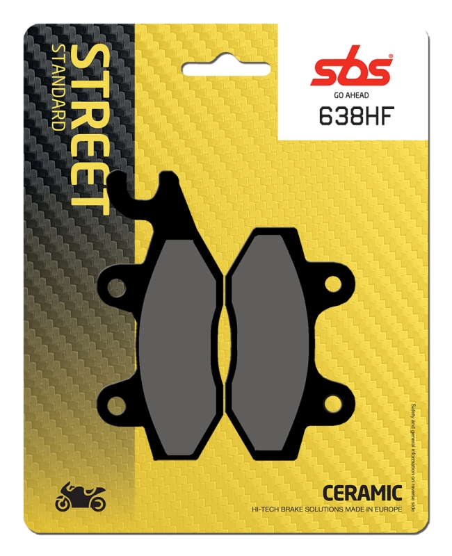 Pastilla de freno SBS P638-HF