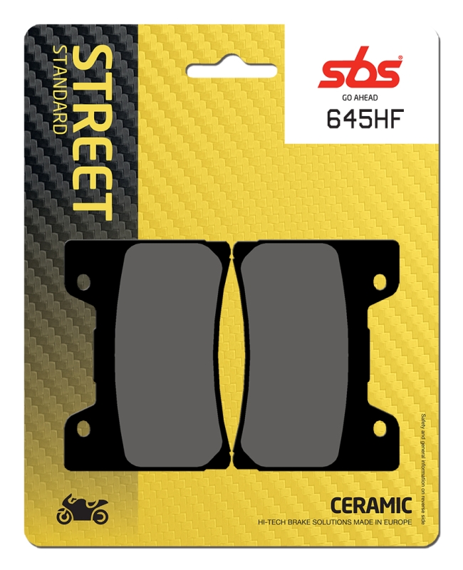 Pastilla de freno SBS P645-HF