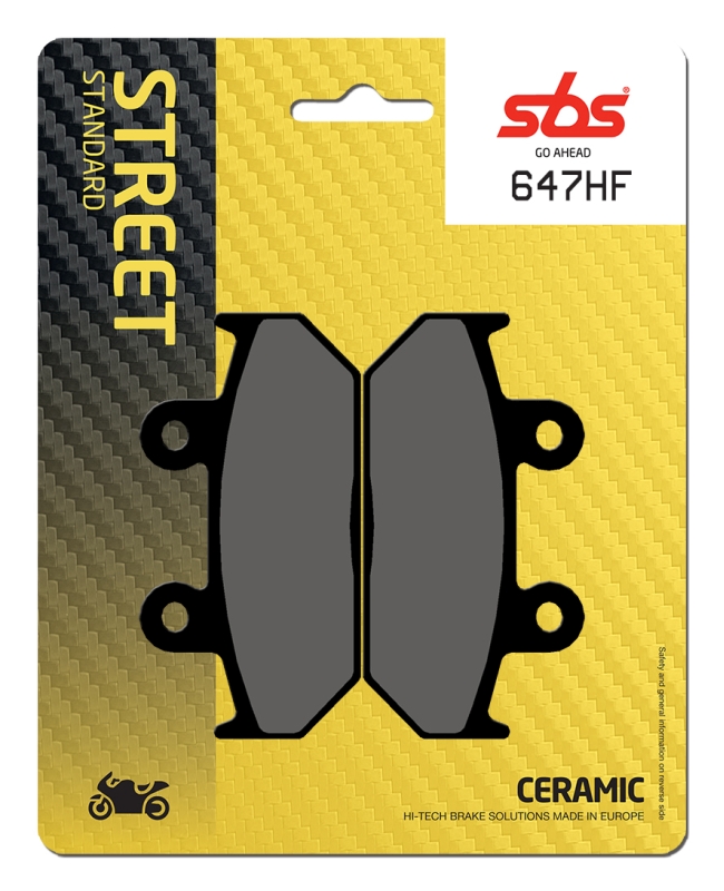 Pastilla de freno SBS P647-HF