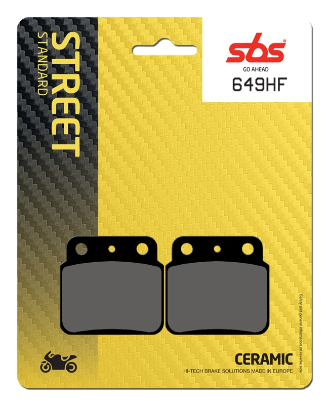 Pastilla de freno SBS P649-HF