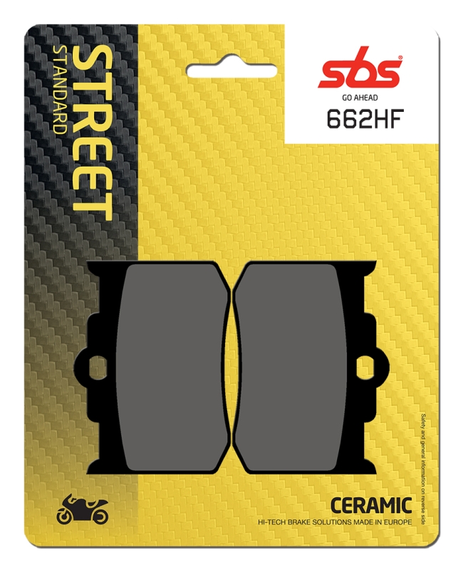 Pastilla de freno SBS P662-HF
