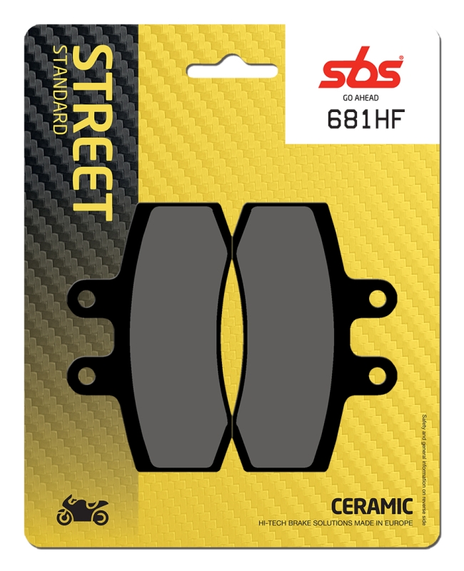 Pastilla de freno SBS P681-HF