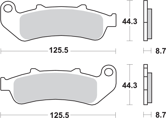 Pastilla de freno SBS P685-RQ