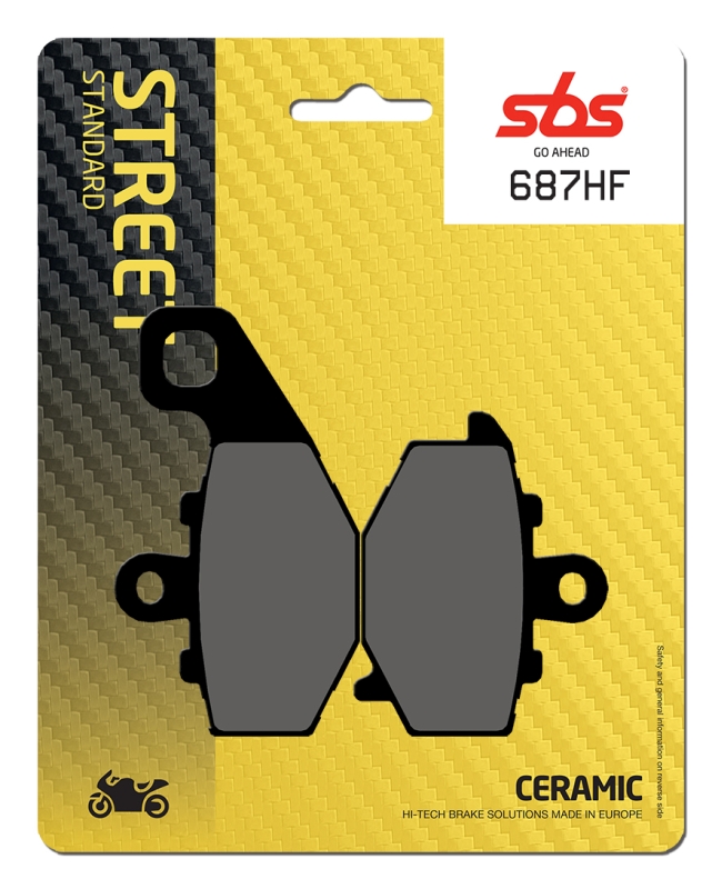 Pastilla de freno SBS P687-HF