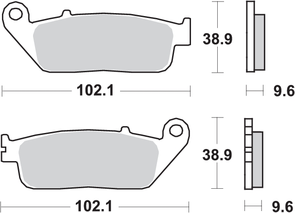 Pastilla de freno SBS P700-RS