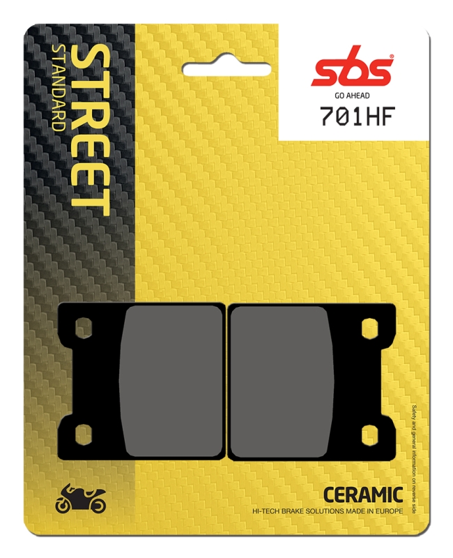 Pastilla de freno SBS P701-HF