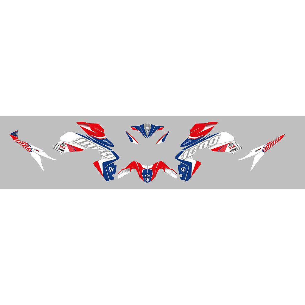 Kit Deco UP Maximize Rojo--Azul Honda CB1000R