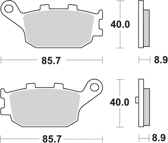 Pastilla de freno SBS P753-LS