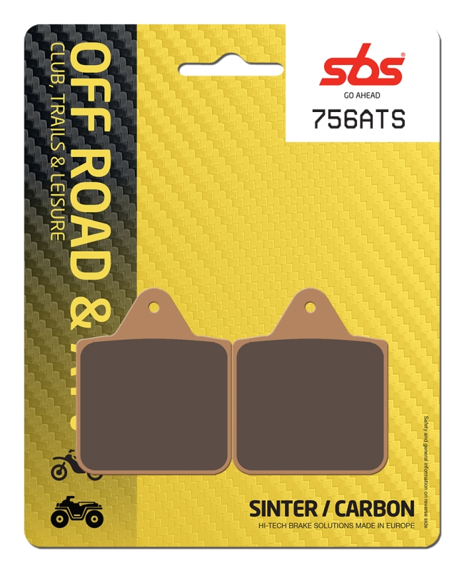 Pastilla de freno SBS P756-ATS