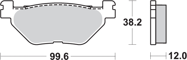 Pastilla de freno SBS P768-LS