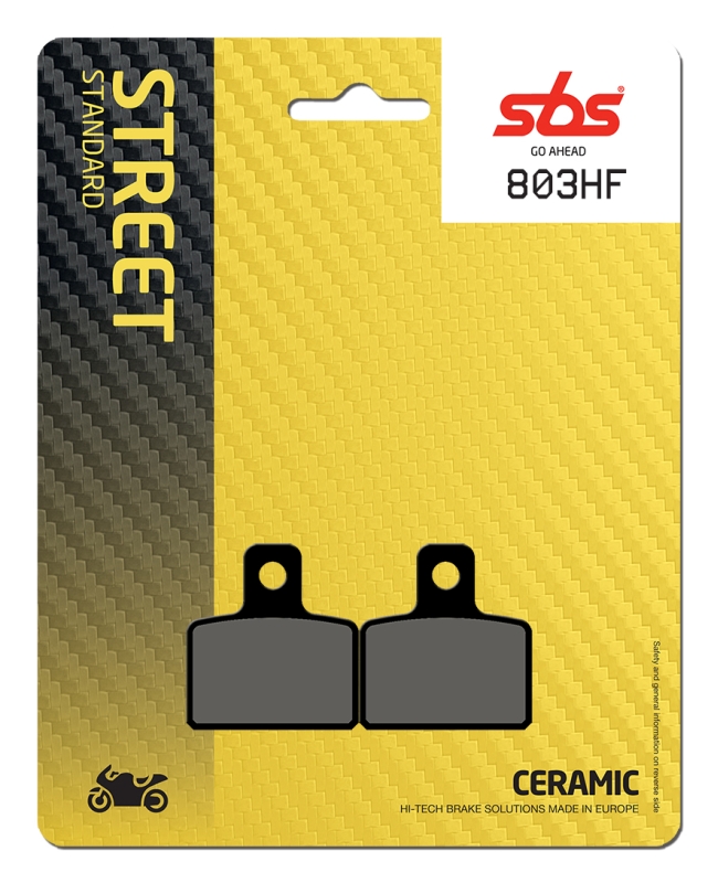Pastilla de freno SBS P803-HF