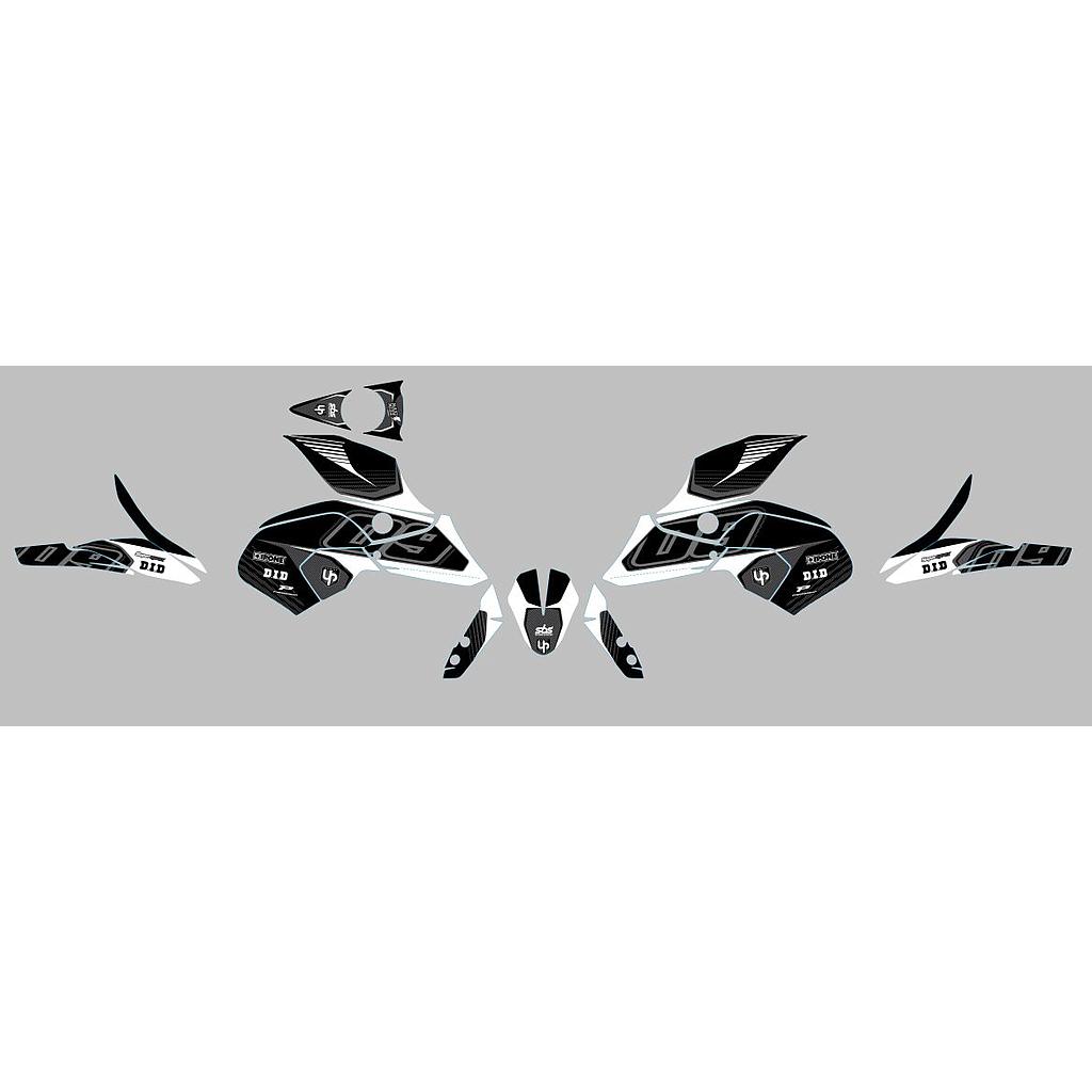 Kit Deco UP Maximize Negro-Blanco Yamaha MT09