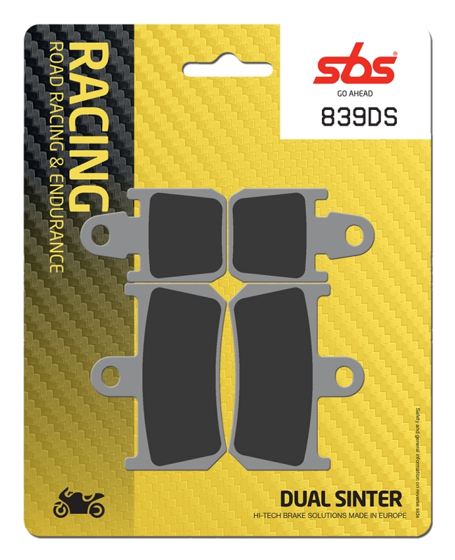 Pastilla de freno SBS P839-DS