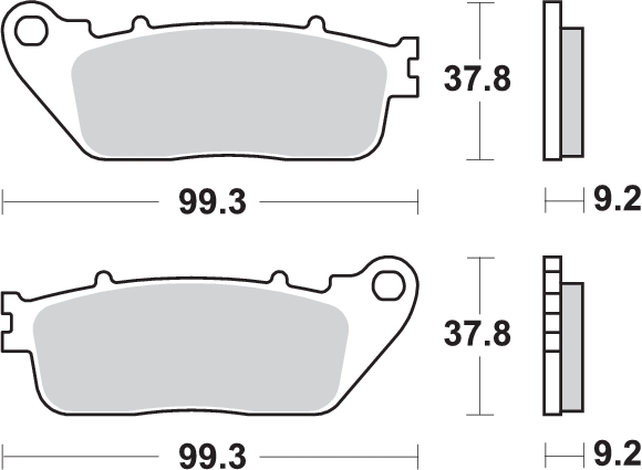 Pastilla de freno SBS P862-RQ