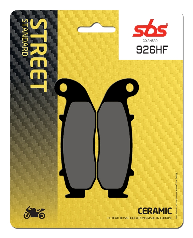 Pastilla de freno SBS P926-HF