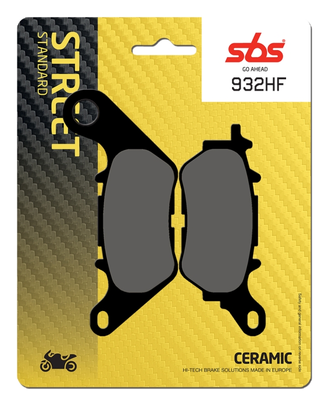 Pastilla de freno SBS P932-HF