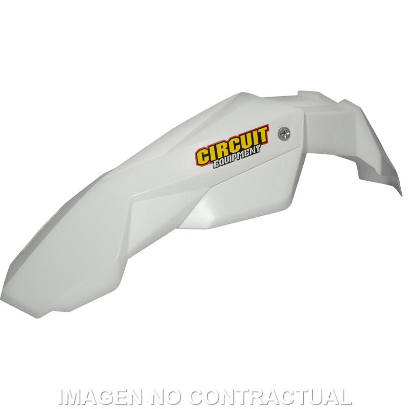 Guardabarros Delantero Circuit Stealth Blanco/Blanco