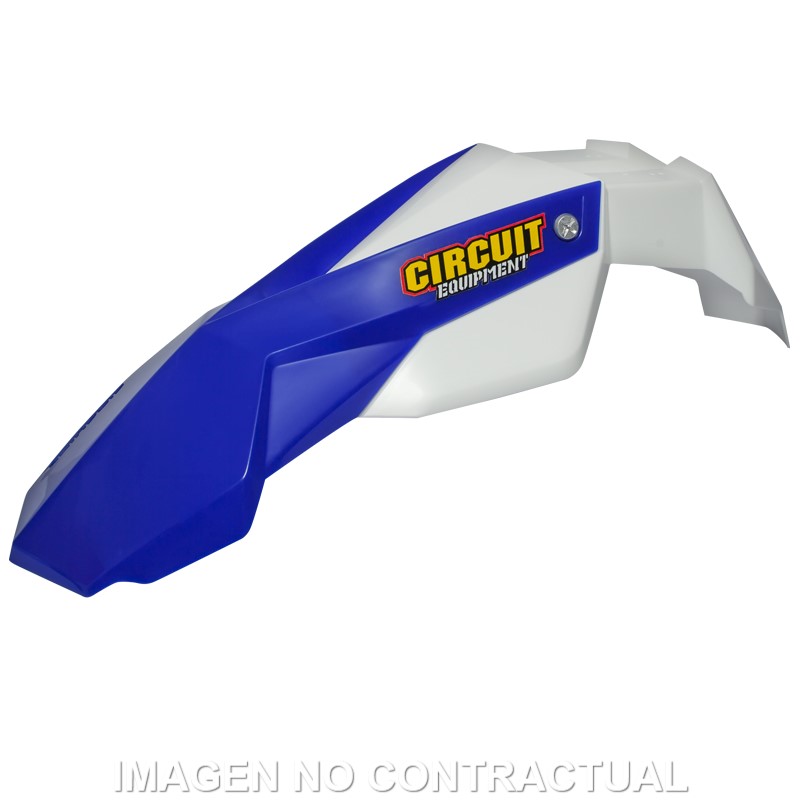 Guardabarros Delantero Circuit Stealth Blanco/Azul