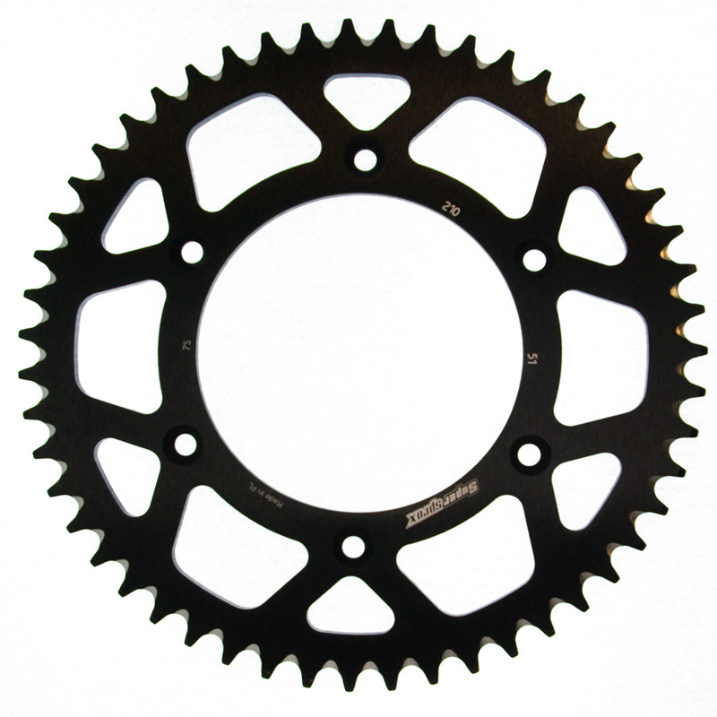 Corona aluminio Honda 520 x 51