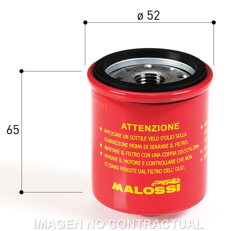 Filtro Aceite Malossi Motor Leader
