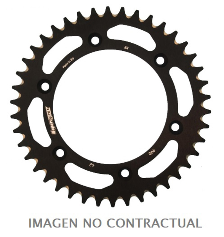 Corona aluminio KTM 525 x 42