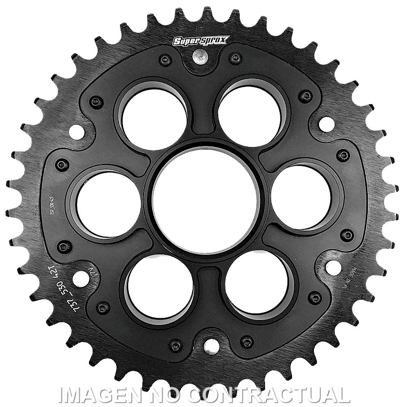 Corona Supersprox Stealth Negra Ducati 525 X 43