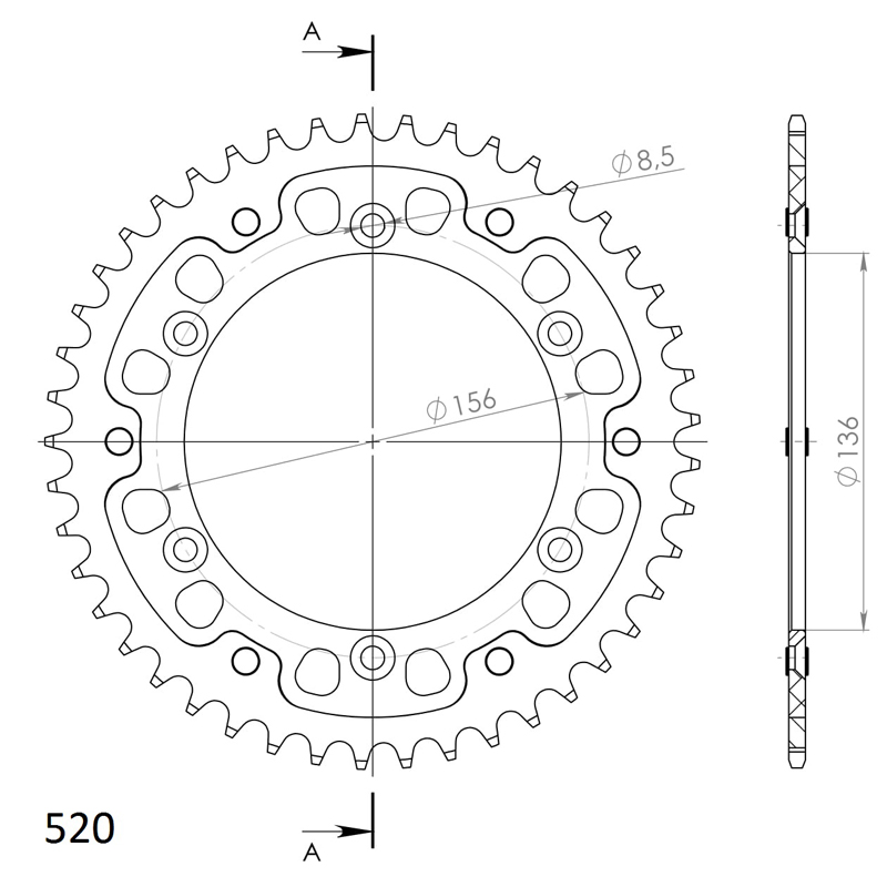 Corona Supersprox Stealth Red 45D